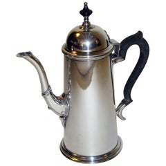 19th century Georgian Style Sterling Silver Coffee Server