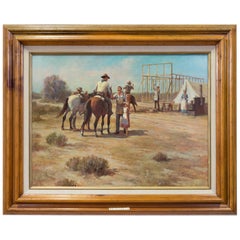 Pintura original "Los Doolins" de Ron Crooks