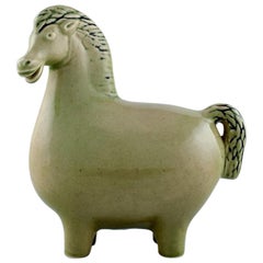 Stig Lindberg for Gustavsberg, Horse Figure of Stoneware