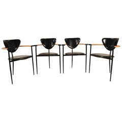 Set of Four Arrben Marilyn Chairs, Italy, 1980s