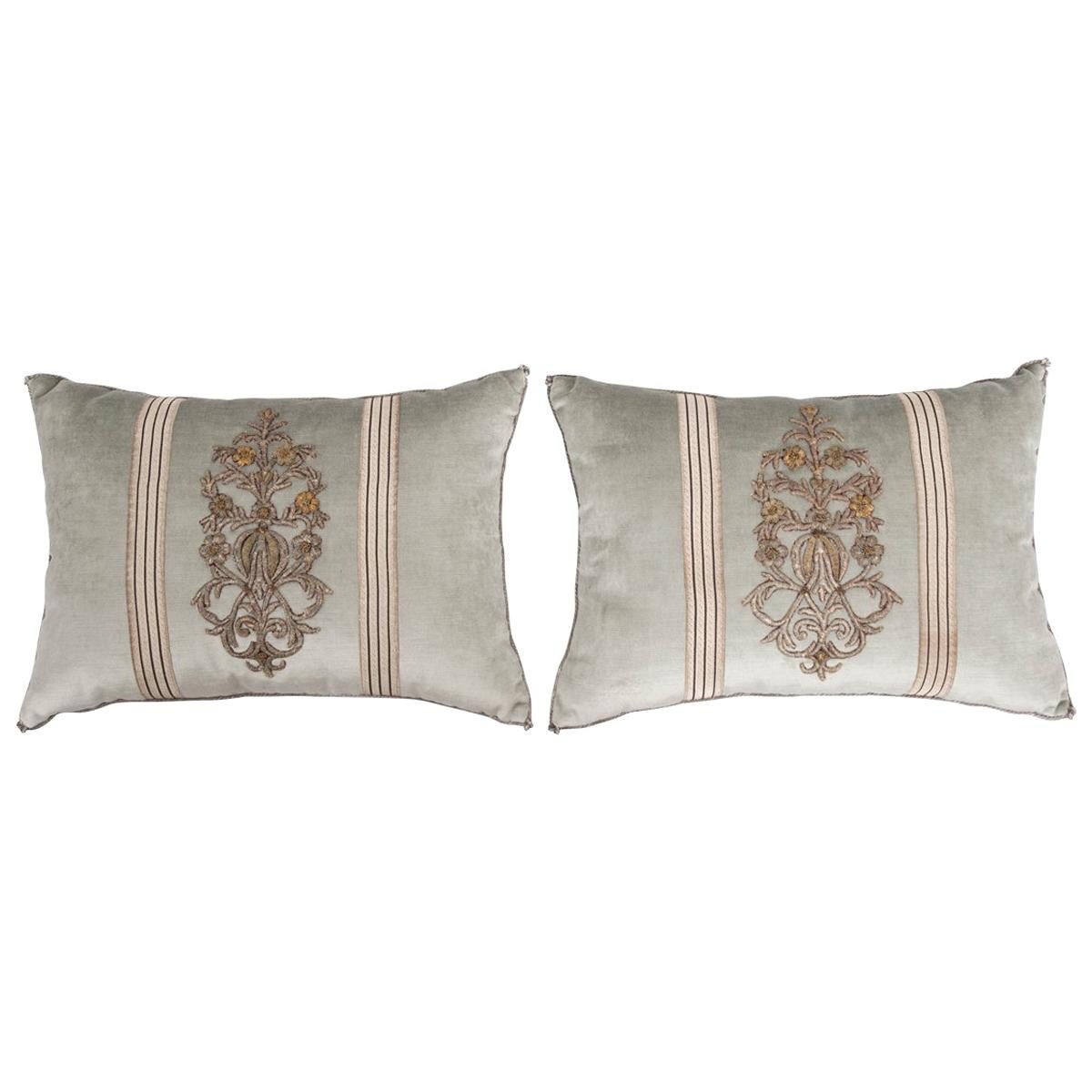 Antique Textile Pillows by B. Viz Design