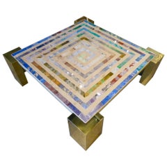 "Rainbow" Cocktail Table by Marcello Mioni, Italy, 1980s