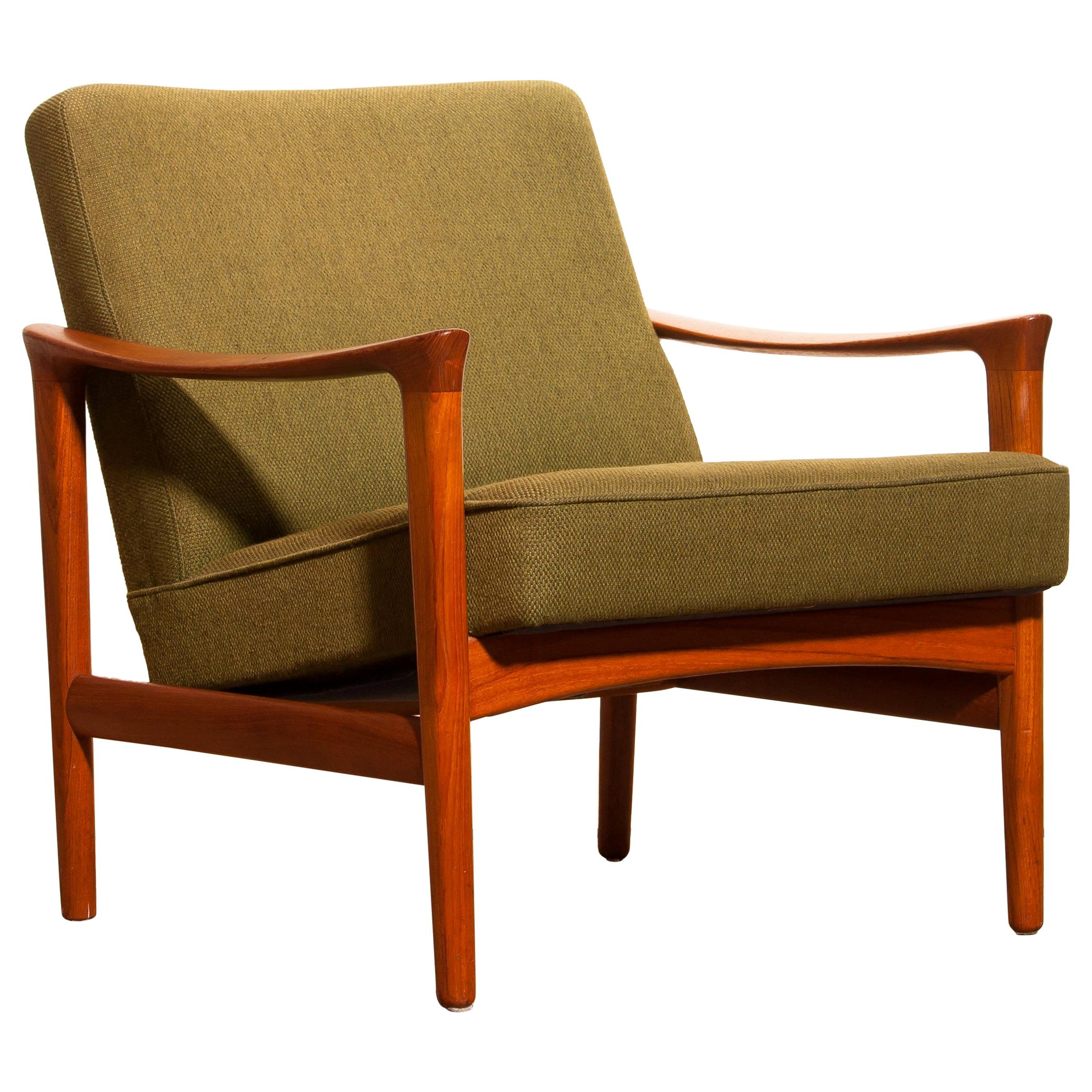 1960s, Teak Lounge Chair by Erik Wørts for Bröderna Andersson