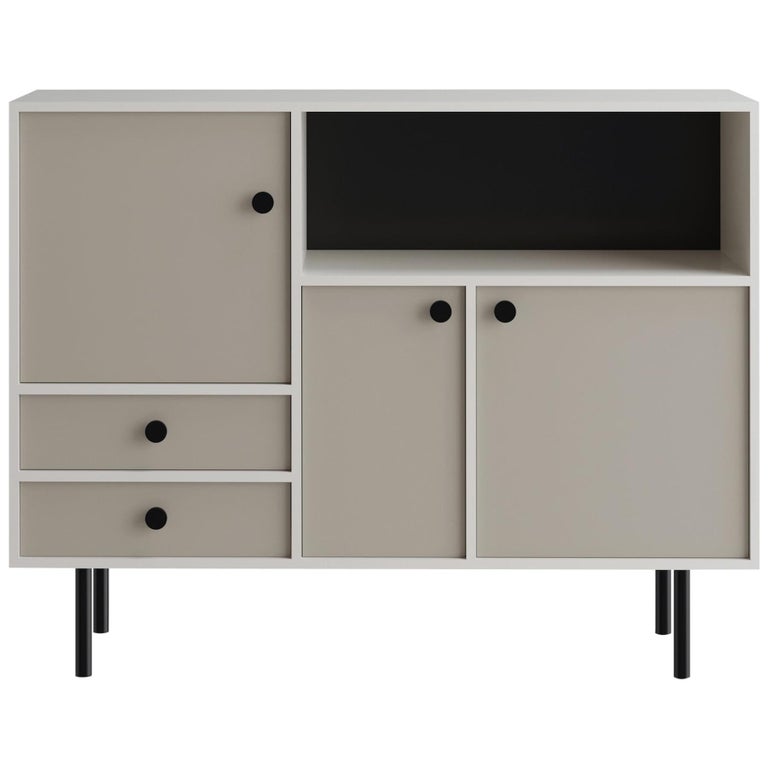 Avant Garde Storage Cabinet Low Bauhaus Style Color Of Your