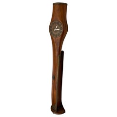 Unique Art Deco Era, Industrial Aviation Design Airplane Propeller Wooden Clock 