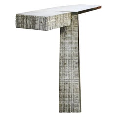 Crane, Sculptural Contemporary Carved Wood Console