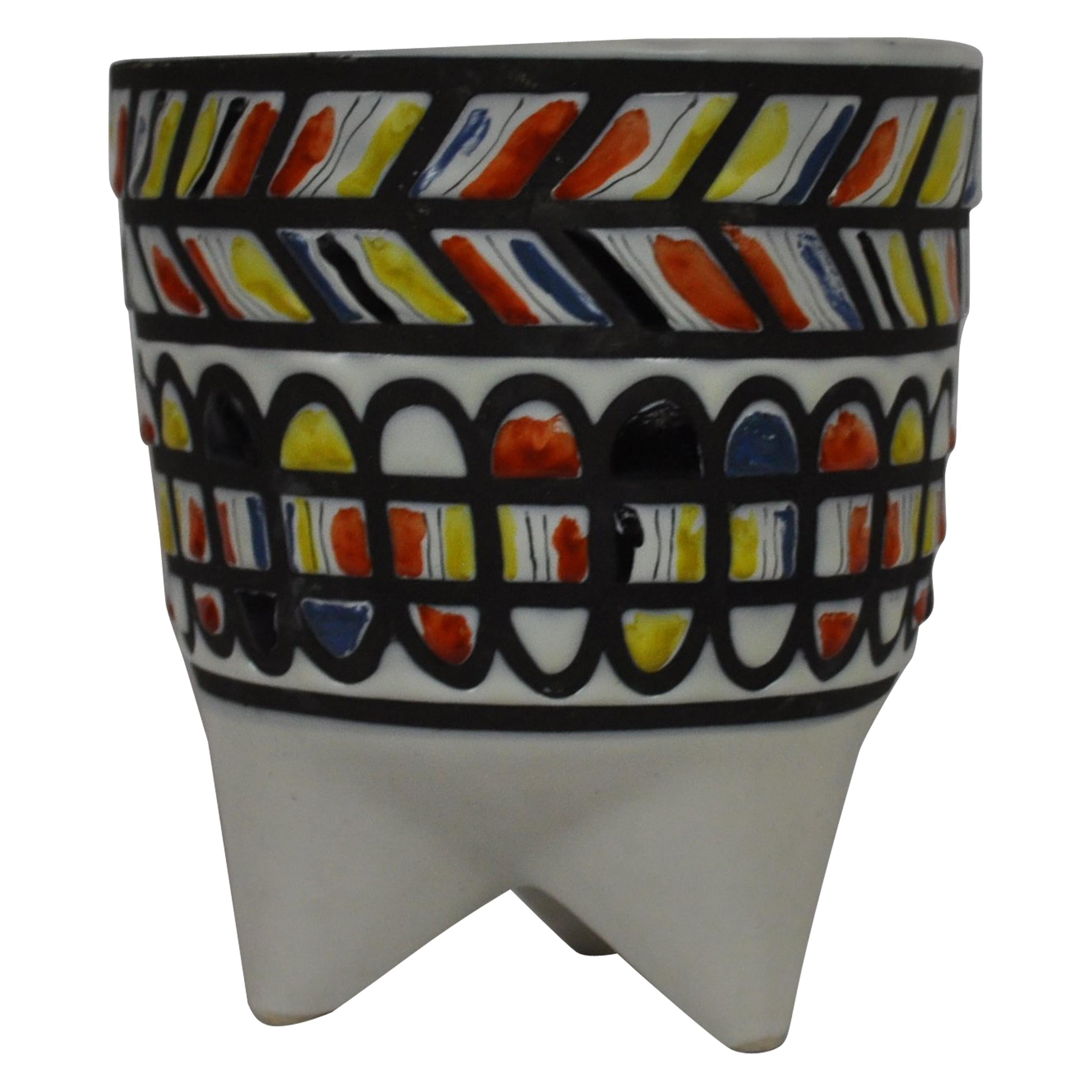 Roger Capron Vase in Ceramic For Sale