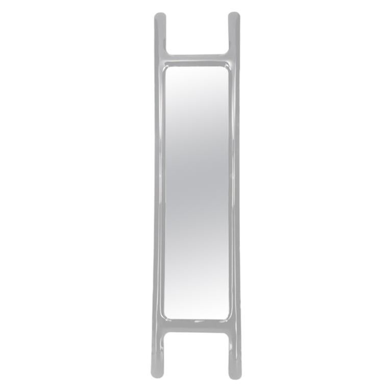 Drab Mirror by Zieta Prozessdesign, Grey Steel