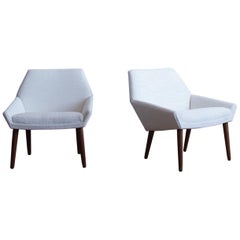 Pair of Modern Lounge Chairs by Poul Thorsbjerg