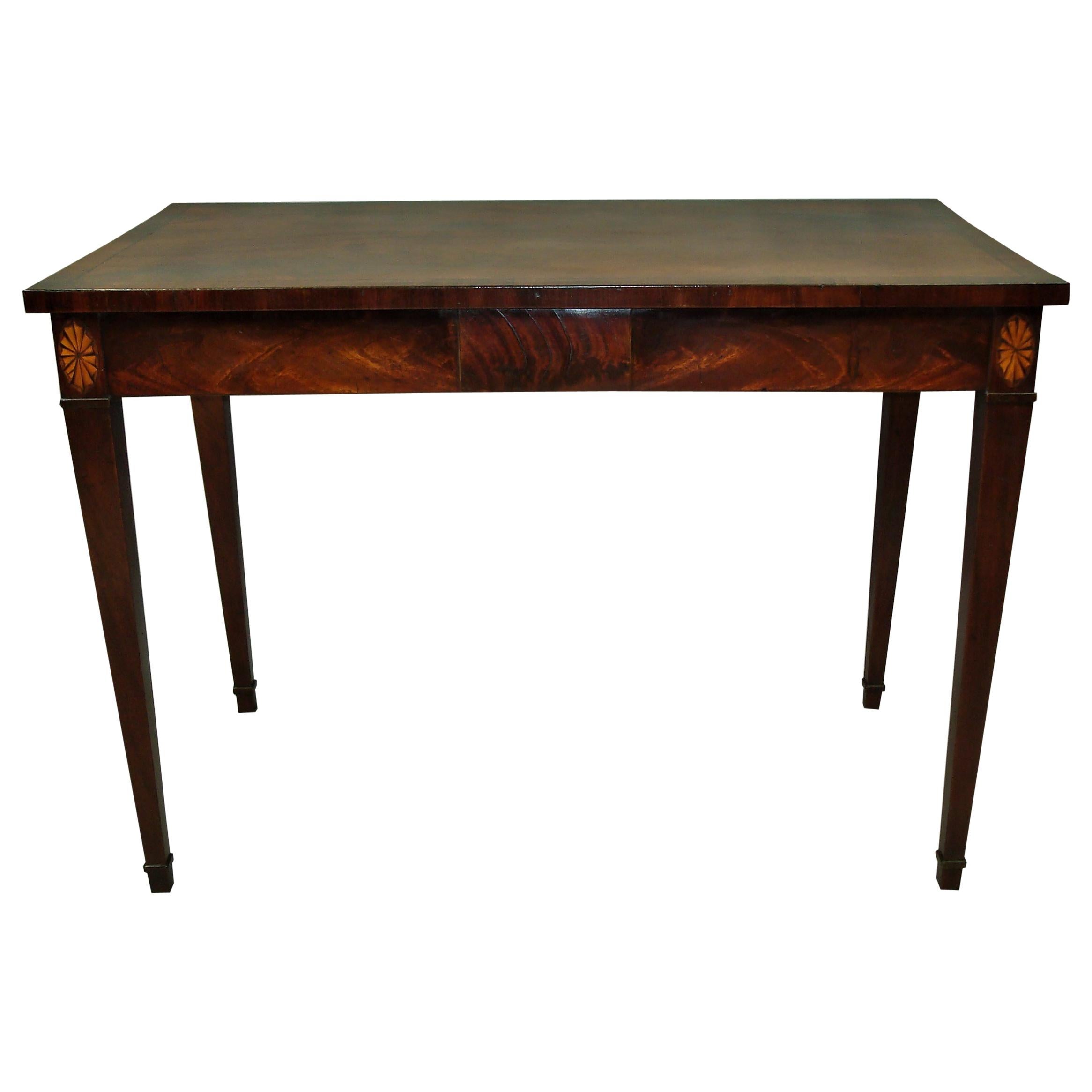 George III Mahogany Side Table or Serving Table For Sale