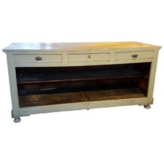 French Original Painted Store Counter