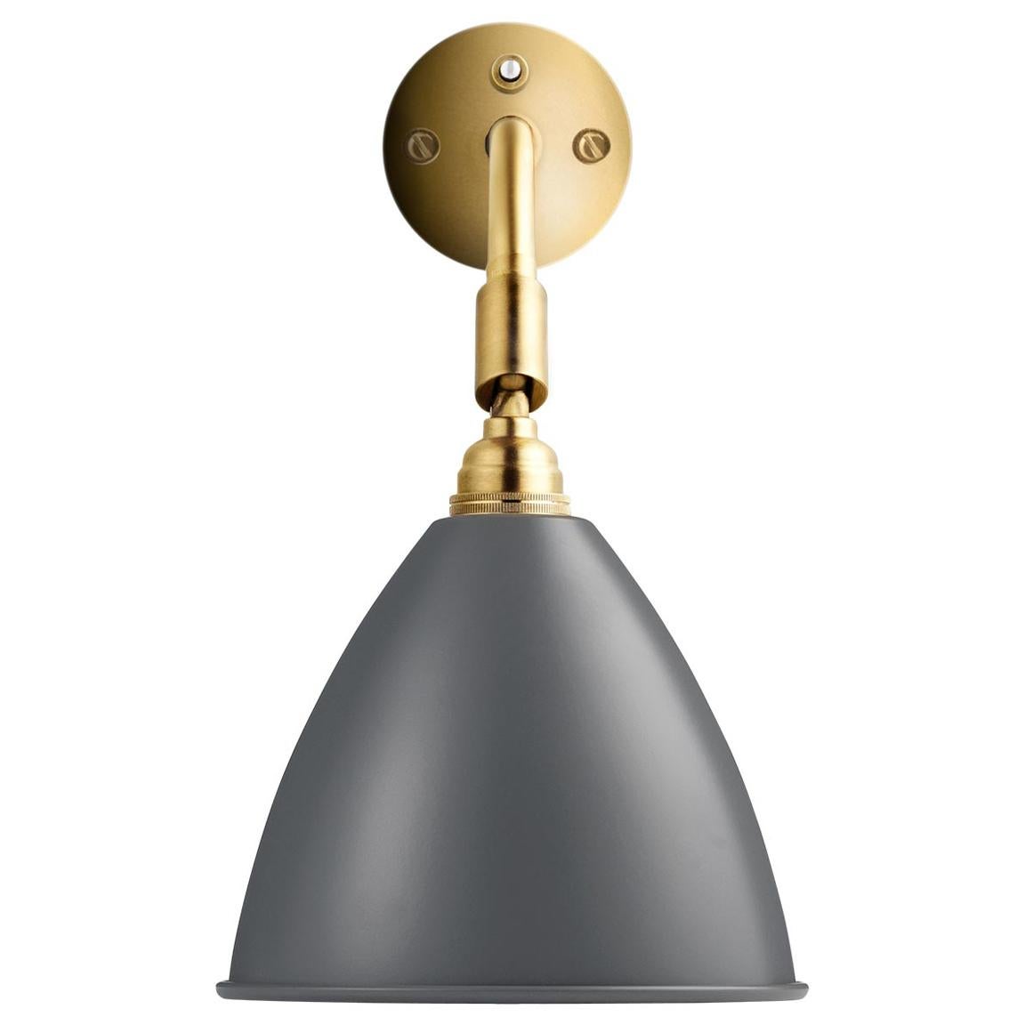 BL7 Wall Lamp, Brass, Grey