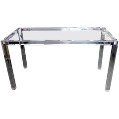 Charles Hollis Jones Lucite Desk