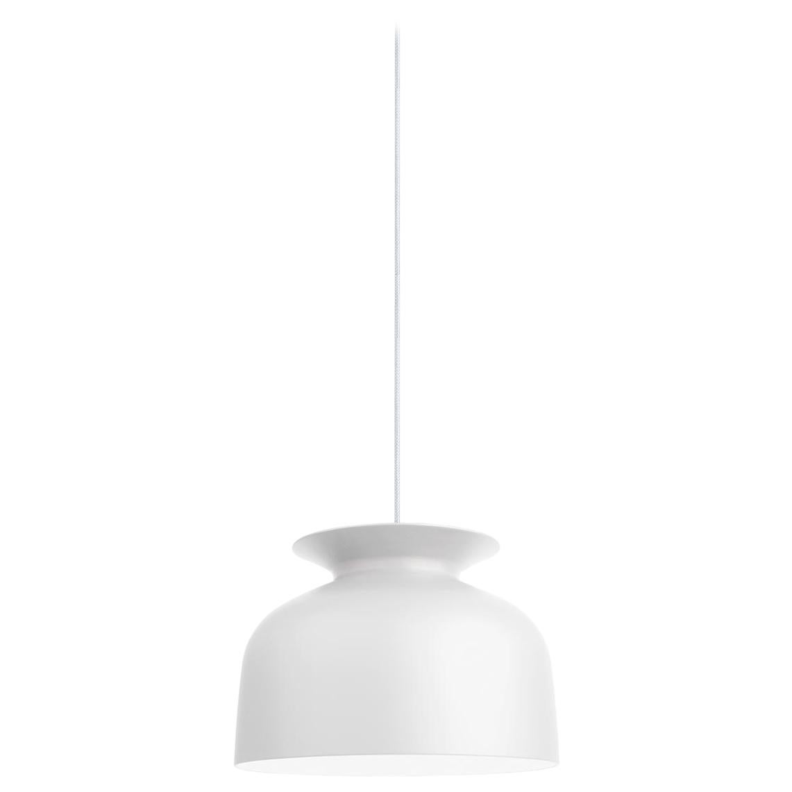Ronde Pendant, Large, White For Sale