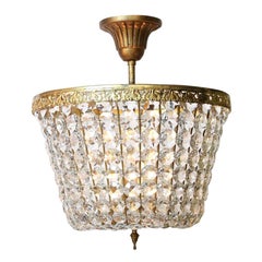 Classic French 1960s Flush Mount