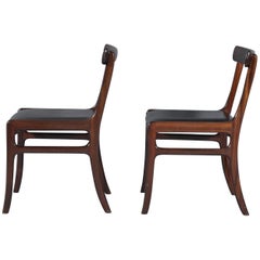 Set of Two Rungstedlund Chairs by Ole Wanscher for Poul Jeppesen Møbelfabrik