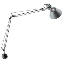 Applique murale Artemide Tolomeo Classic TW classique avec support en S en aluminium