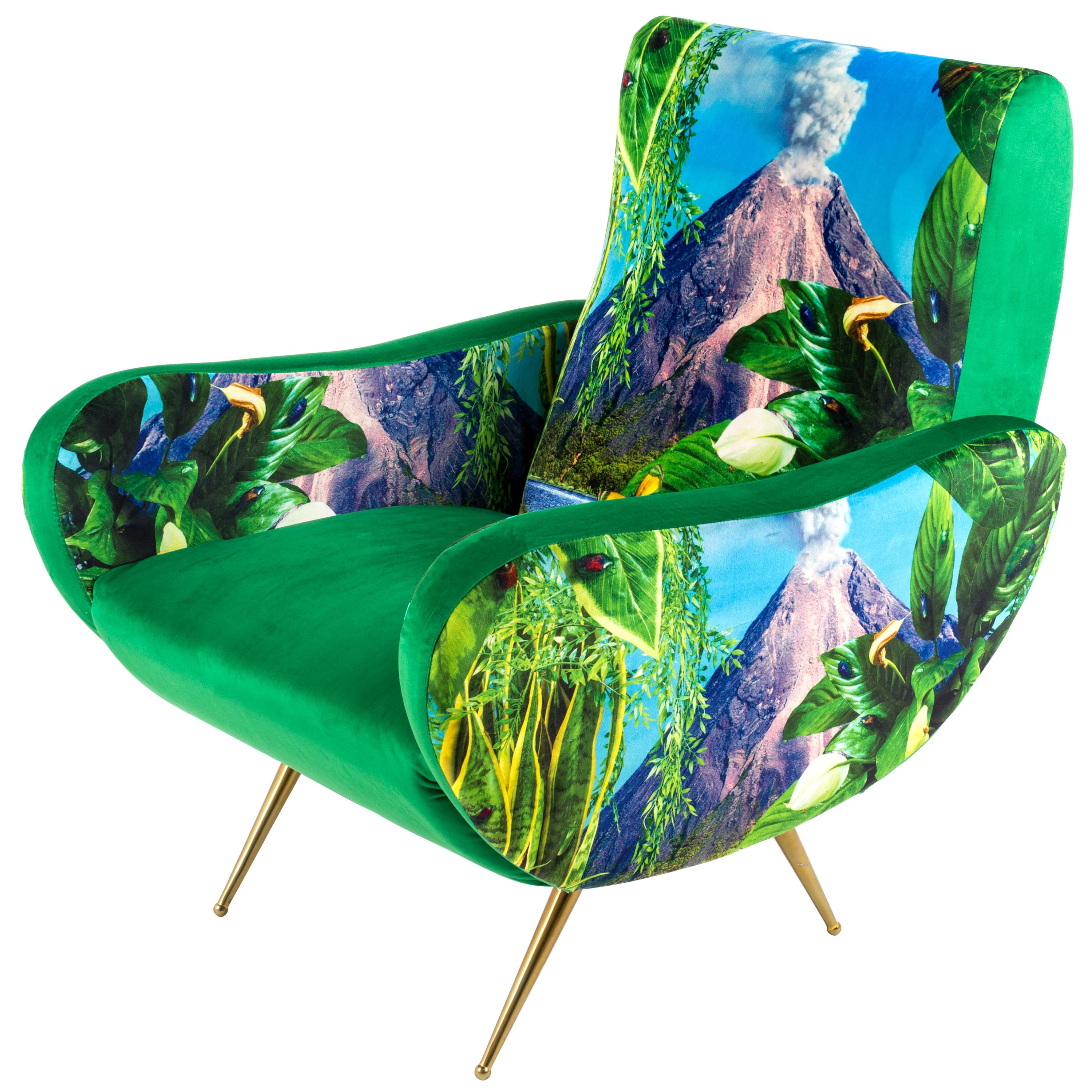 Seletti "Volcano" Upholstered Armchair by Toiletpaper Magazine For Sale