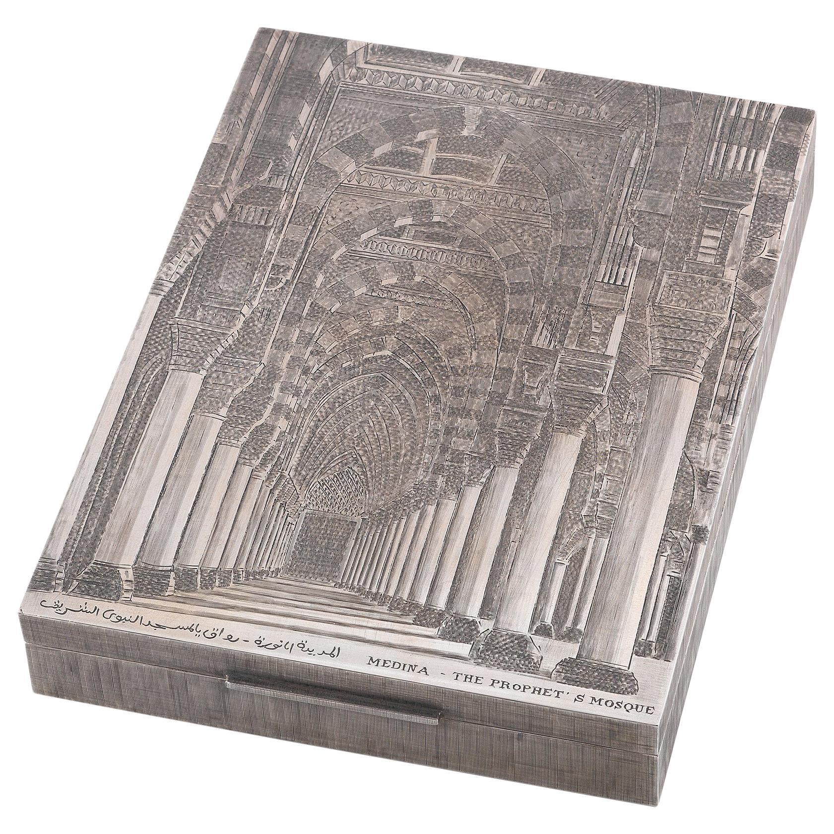 Mario Buccellati, a 20th Century Italian Silver Table Box