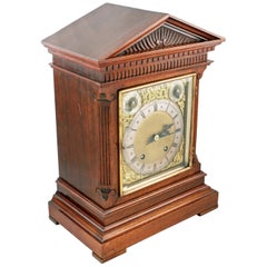 Antique Walnut Cased Mantel Clock