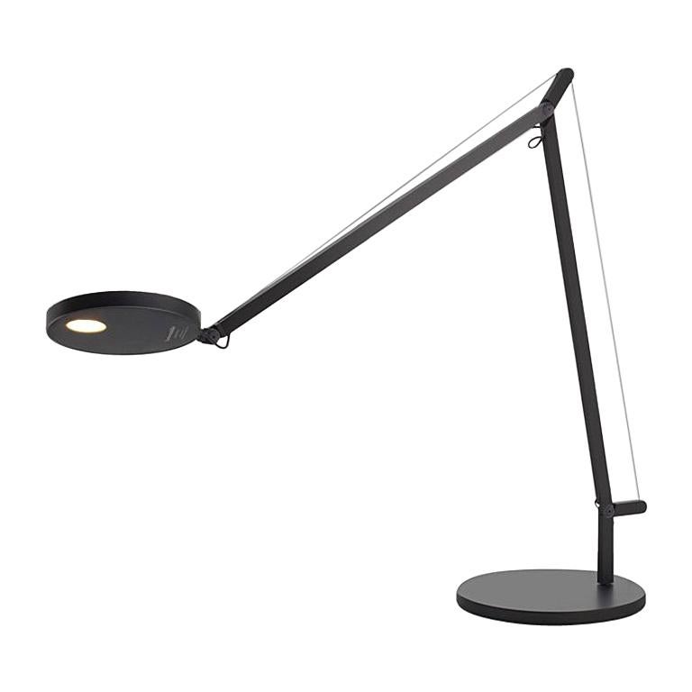 Artemide Demetra Table Lamp with Base in Anthracite Grey For Sale
