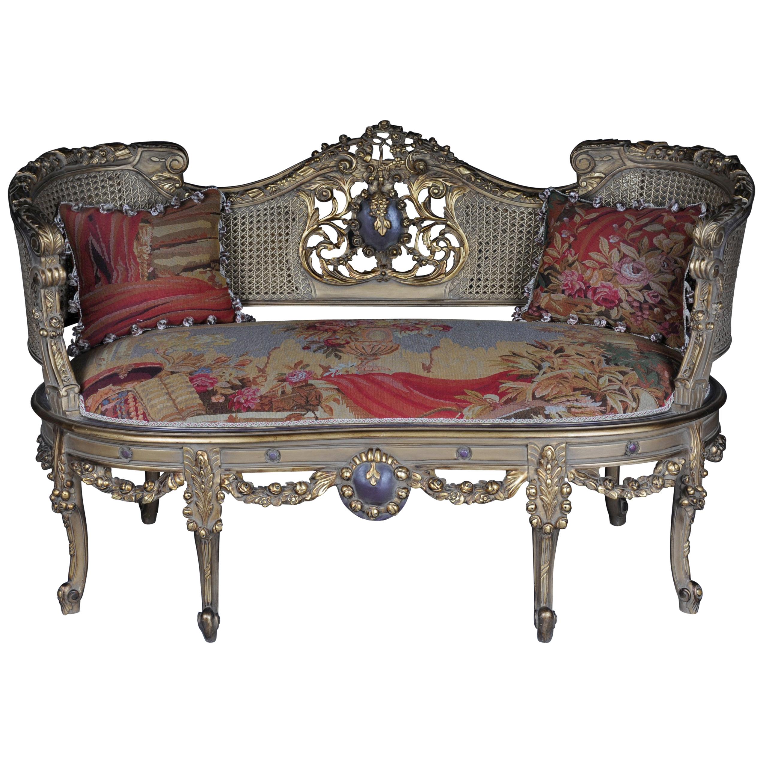 Elegant Sofa/Couch in Rococo / Louis XV Style
