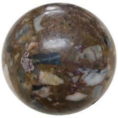 Sienna Marble Paperweight of a Petite Size