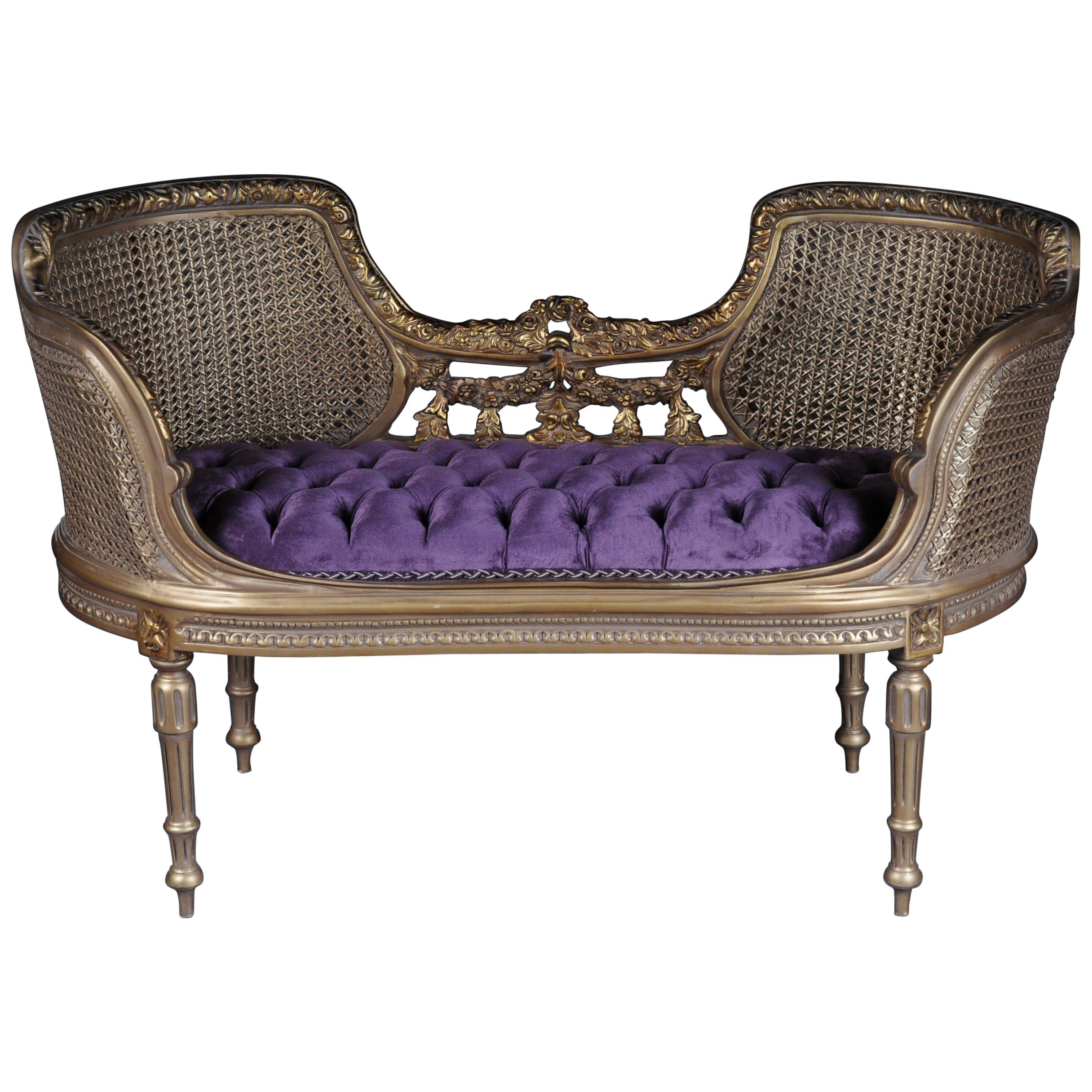 Beautiful French Bench, Sofa in the Louis XVI Style
