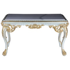 Magnifique console ou enfilade en bois de hêtre de style baroque