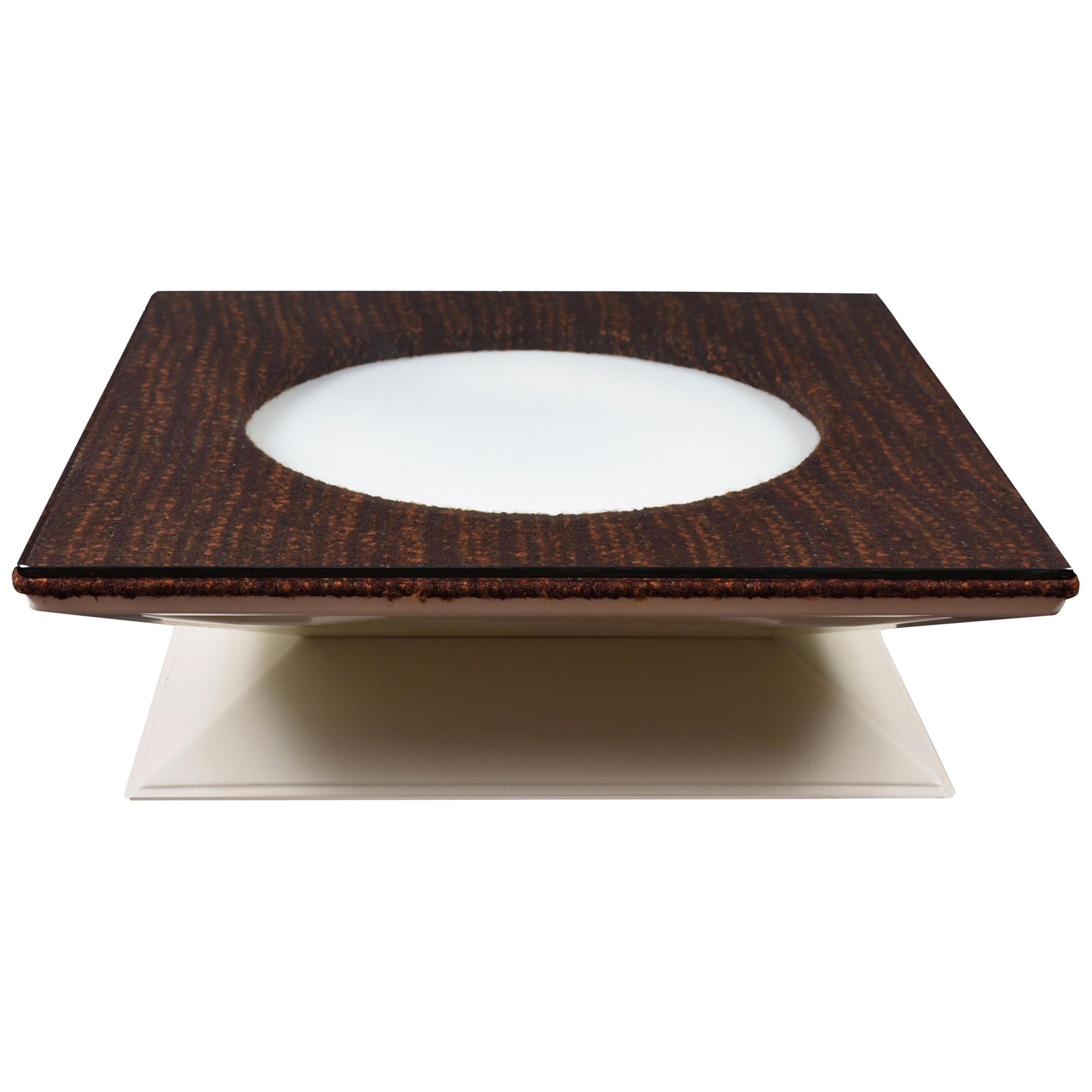 Couchtisch mit Innenbeleuchtung von M.I.M. Roma, Italien, 1970, Mid-Century Modern