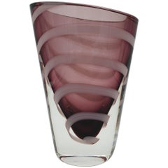 Contemporary Solid Murano Glass Vase by Cenedese, late 1990s
