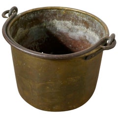 Early 19th Century Brass Cooking Pot