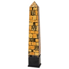 Vintage Metal "Obelisk" Lamp by Piero Fornasetti, 1970s