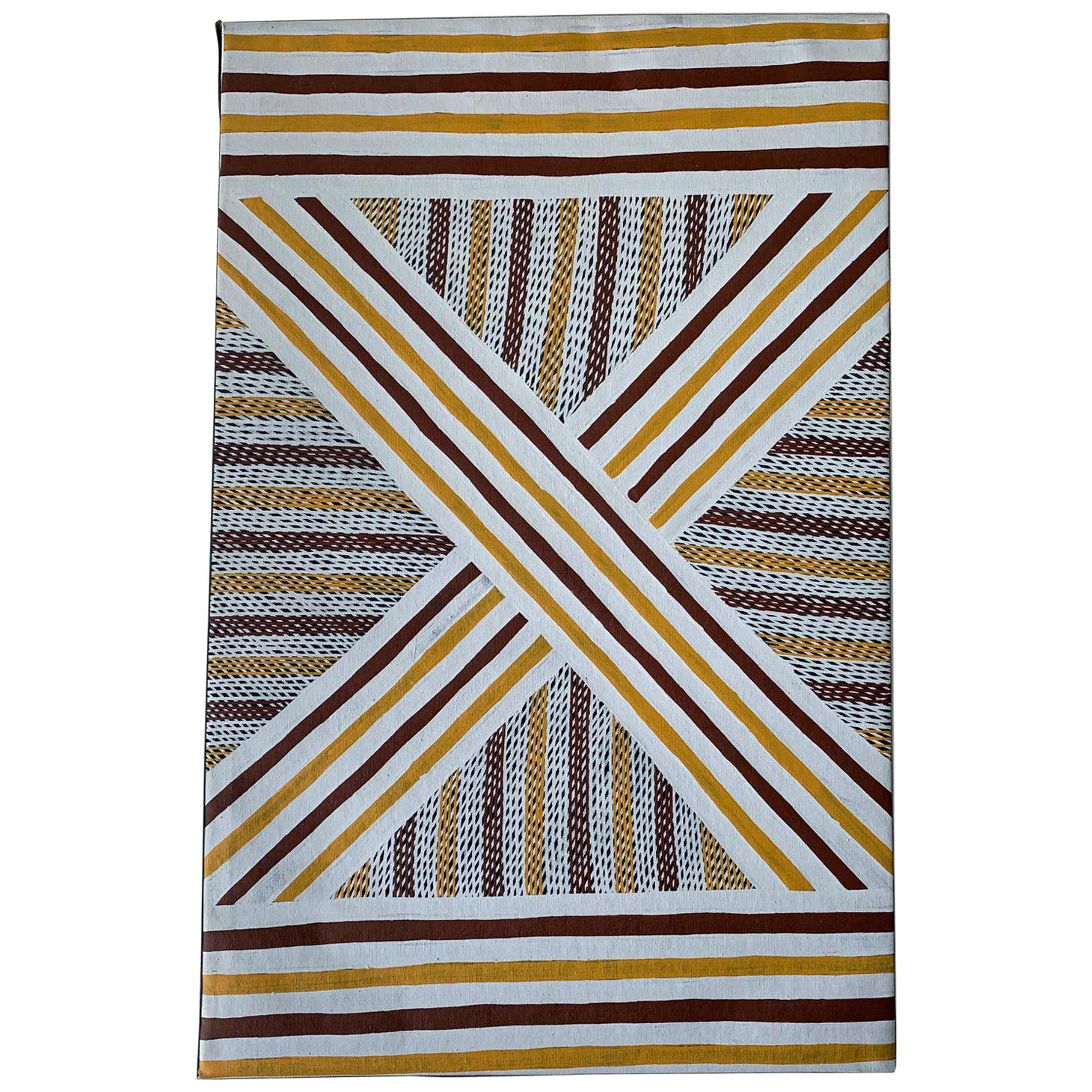 Una pintura aborigen australiana de la isla Elcho