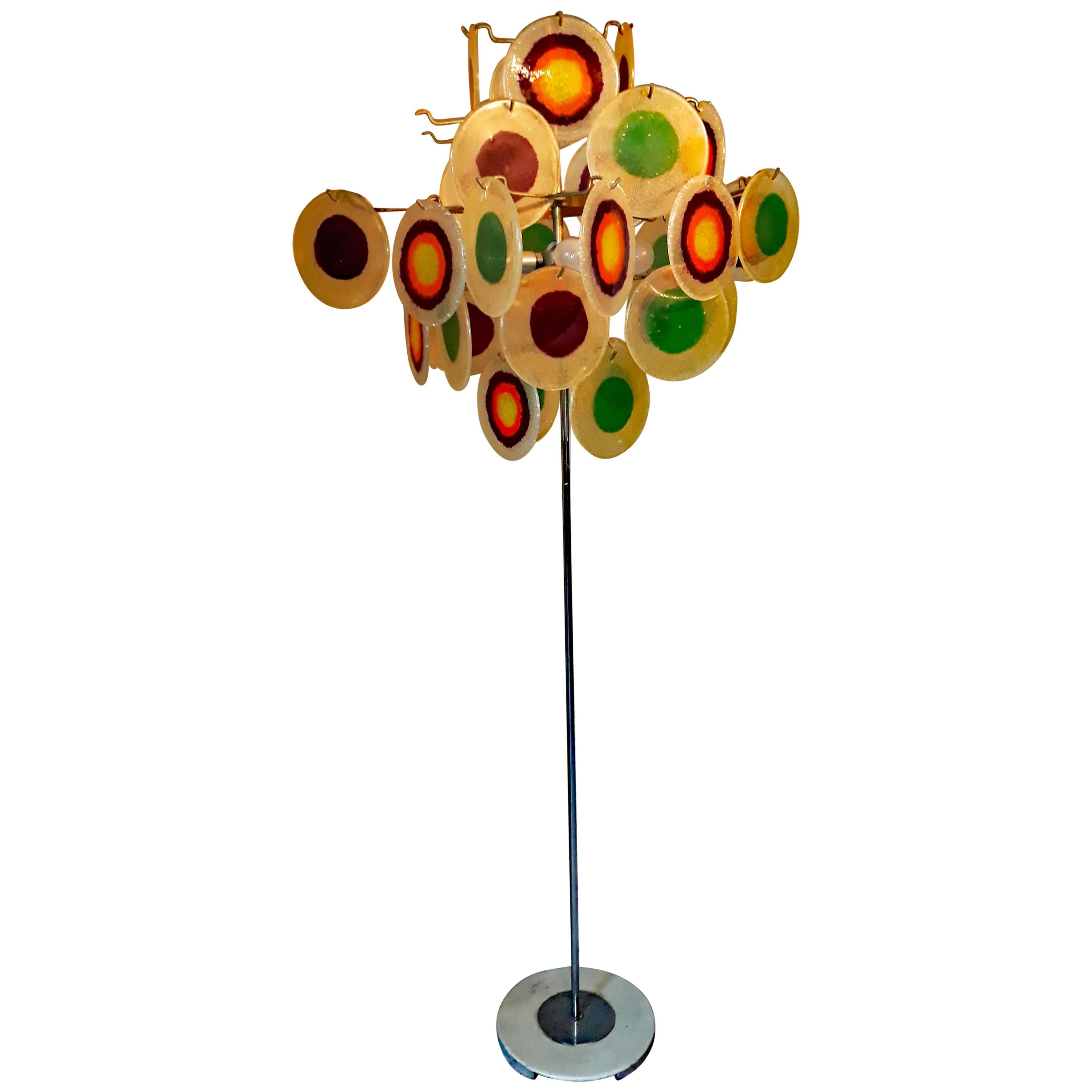 Stehlampe, Design Italien, um 1970