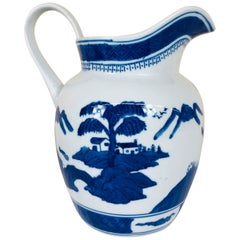 Blue and White Porcelain Pitcher