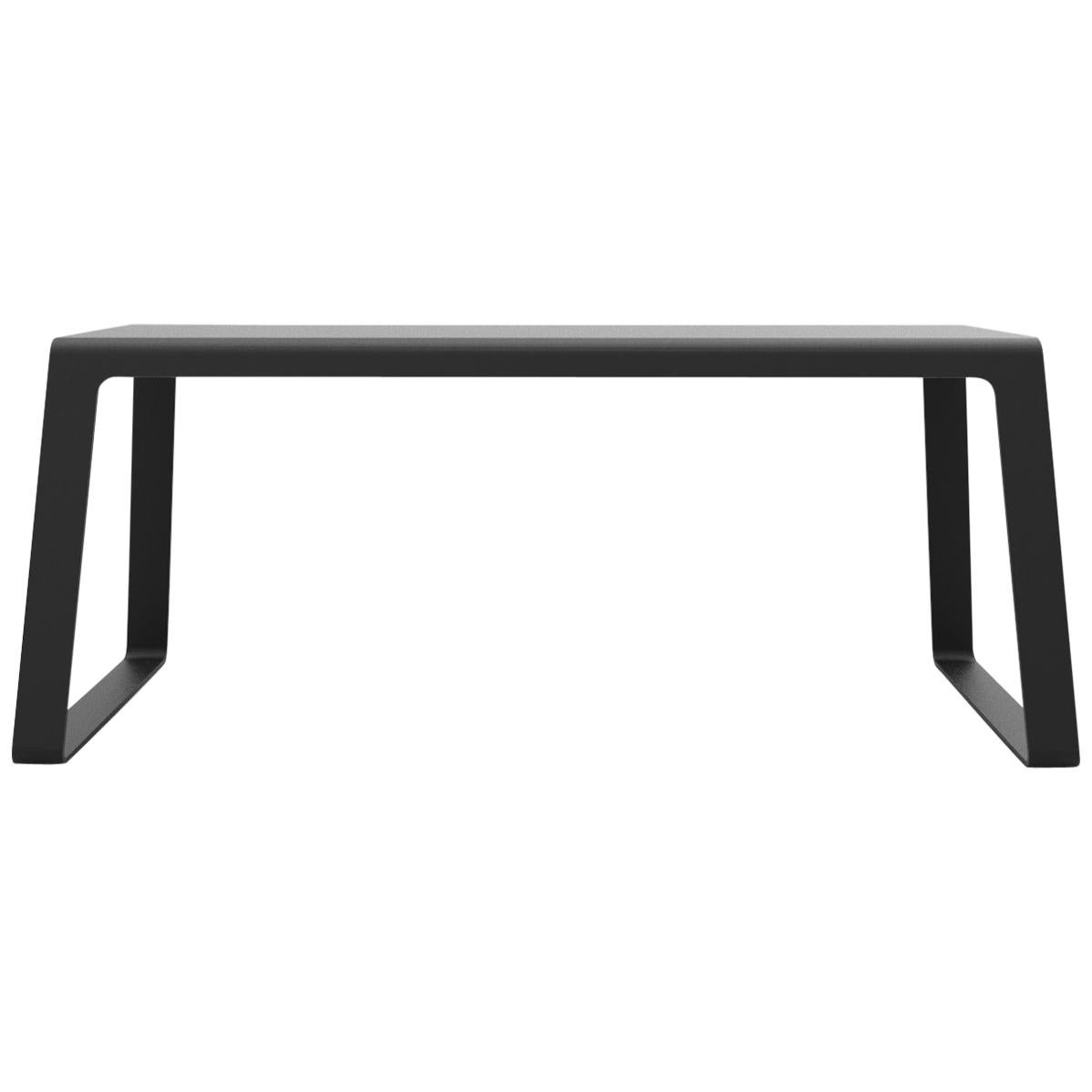 Bench in Powder Coated Steel Plate by Jonathan Nesci