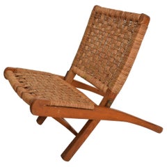 Petite chaise pliante moderniste mexicaine d'après Clara Porset