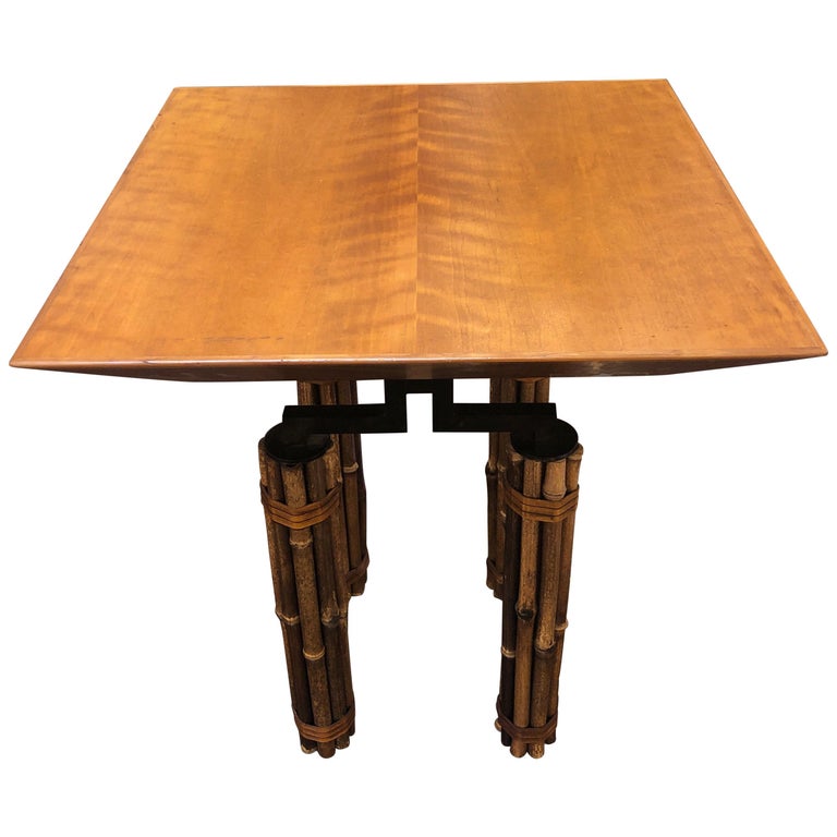 McGuire Huxley Martini Table For Sale at 1stDibs