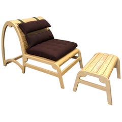 Infinity Yoga Chair and Ottoman from Bhoga