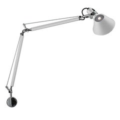 Artemide Tolomeo Classic Wall Light with S Bracket in White