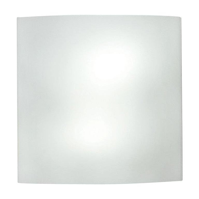 Artemide Facet Wall Light with White Glass For Sale