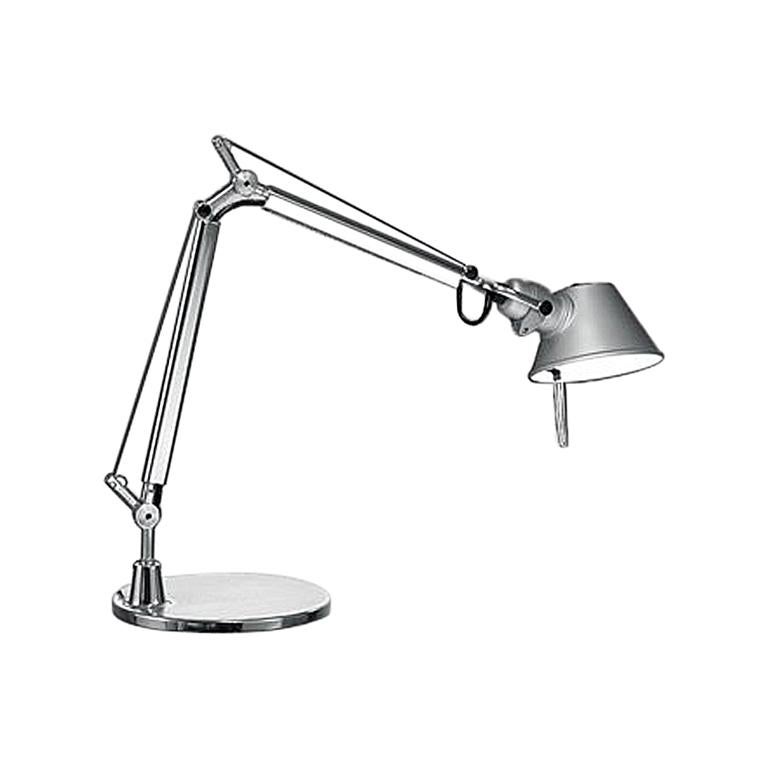 Artemide Tolomeo Micro LED Table Lamp with Base in Aluminum For Sale at  1stDibs