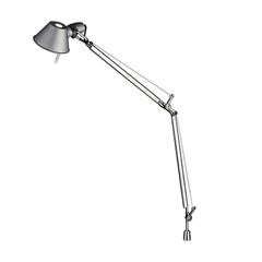 Artemide Tolomeo Mini Table Lamp in Aluminum with Inset Pivot