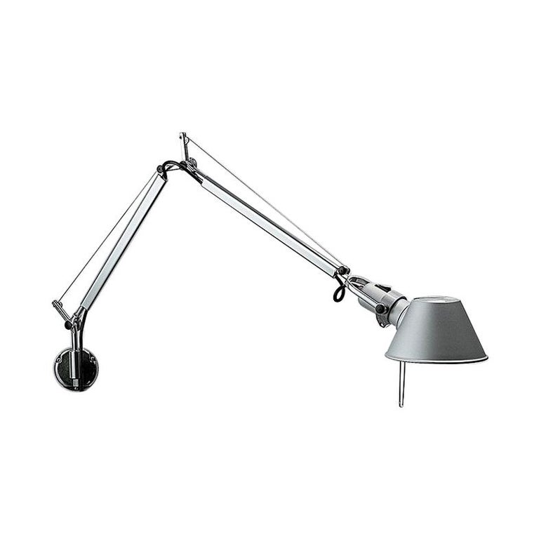 Artemide Tolomeo Mini Wall Light with S Bracket in Aluminum For Sale at  1stDibs | tolomeo mini wall lamp