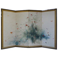 Ronde, Hand Painted Nihonga Screen