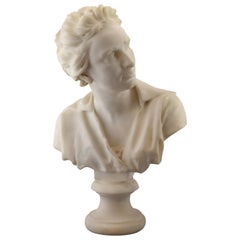Antique Bust, Marble, Ségoffin, Victor 'France, 1867-1925', circa 1887-1925