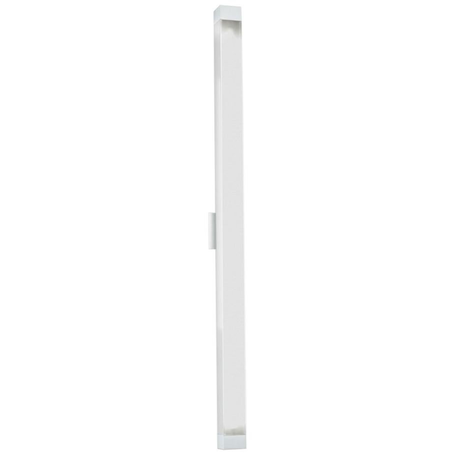 Artemide Square Strip 49 LED Wall and Ceiling Light with Dimmer in Glossy White For Sale