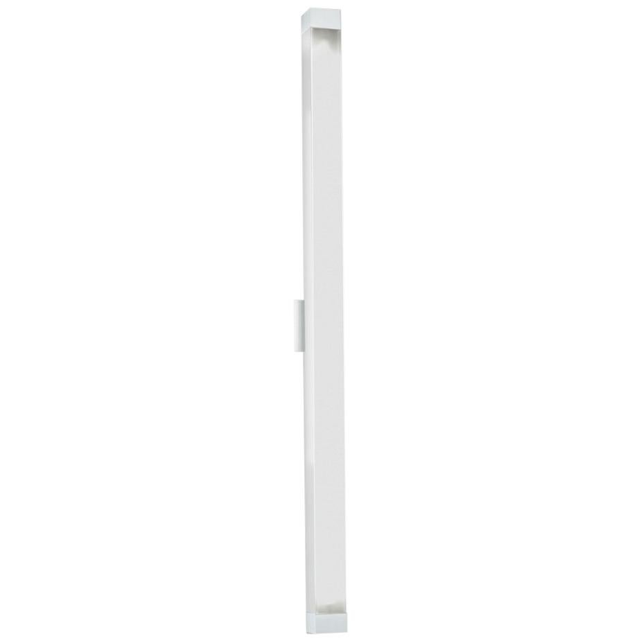 Artemide Square Strip 49 LED Wall and Ceiling Light with Dimmer in Glossy White For Sale