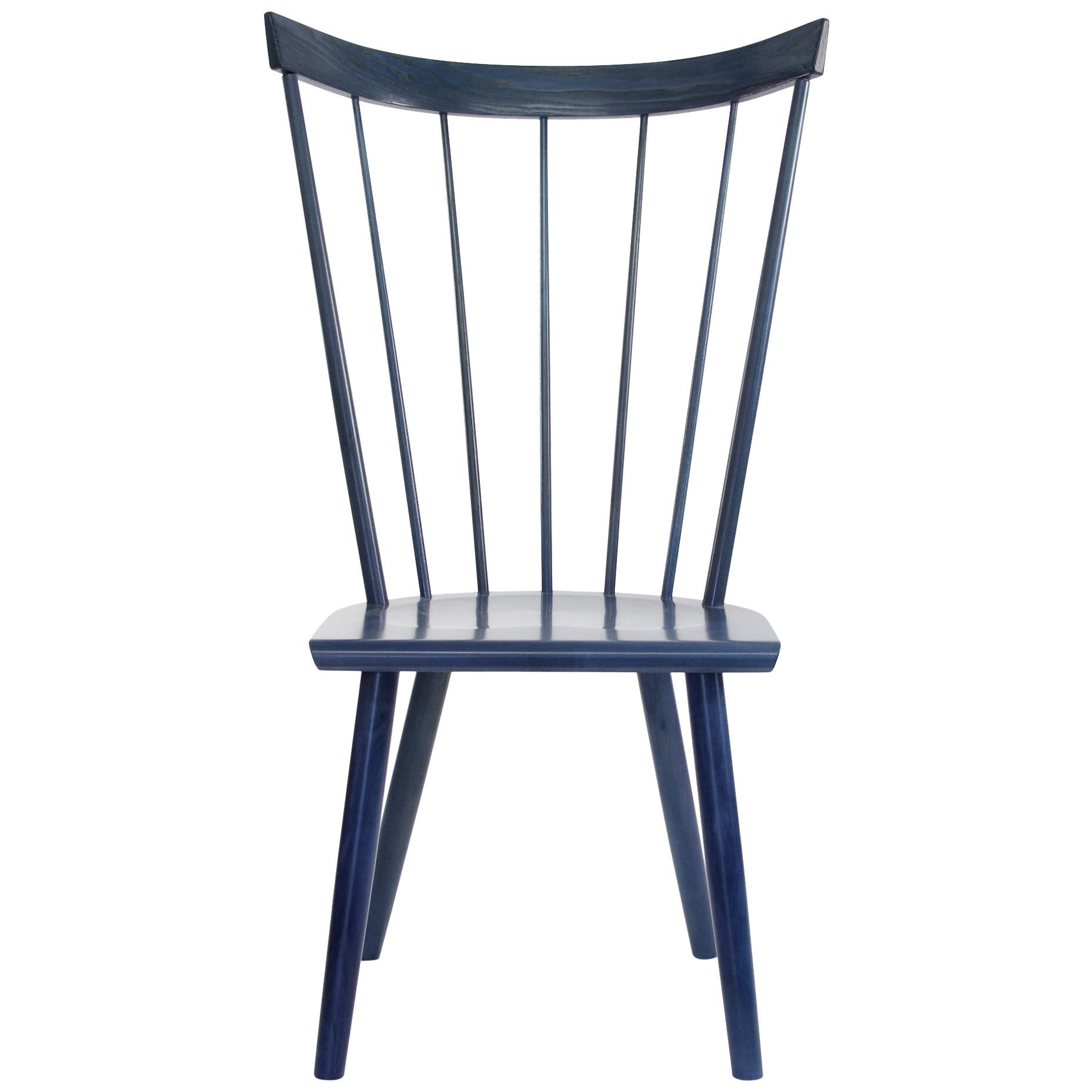 Colt High Back Side Chair, Contemporary Windsor Chair For Sale